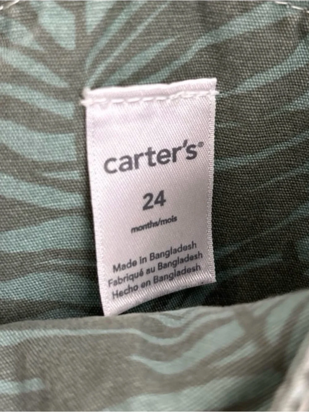 Carter’s 24m overalls